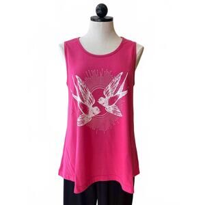 NEW FLUTTER women's ricky tank top in pink